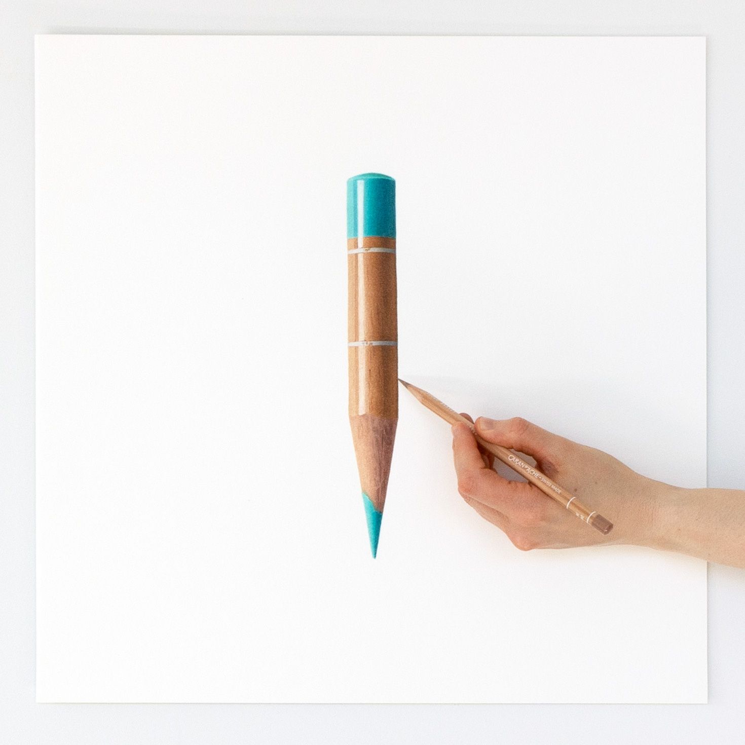 Light Blue Colored Pencil