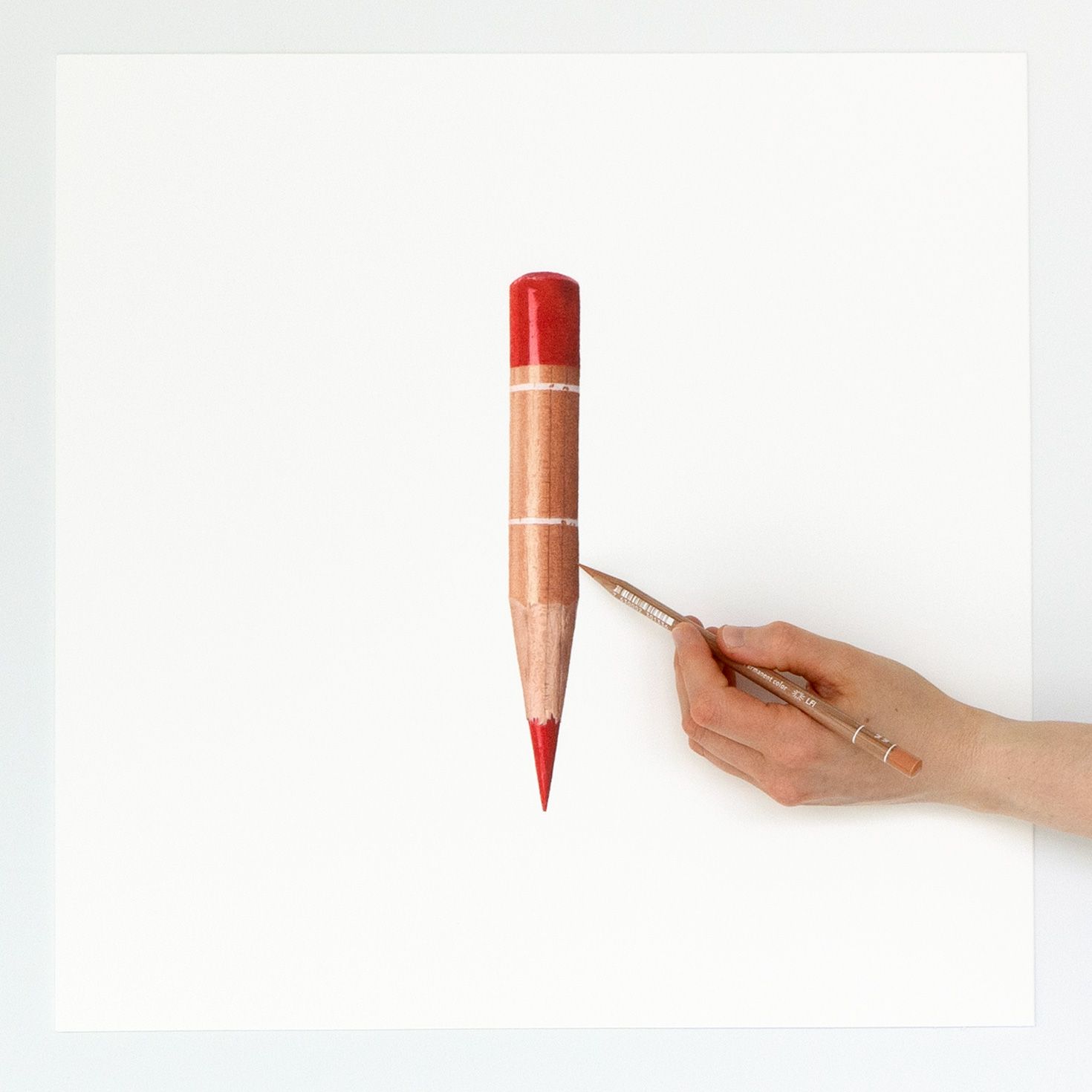 Scarlet Colored Pencil